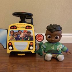 Cocomelon Bus with Storage Space | 36 Interactive Buttons Alphabet And Plush 
