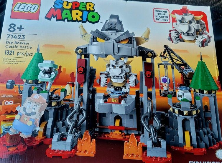 Lego Dry Bowser Castle Battle