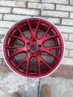 4 22 Inch Powder Coated Red 5-5 Keep