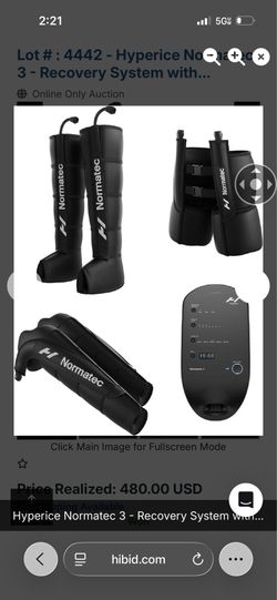 Hyperice Normatec 3 full body open box unused