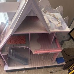 Girl Barbie Doll House 