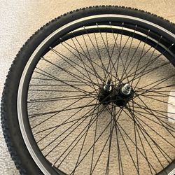 27.5 x 2.125 Bicycle Wheels and Tires Black Freewheel