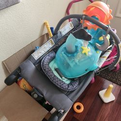 Kids Toys Baby And Chair 
