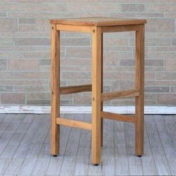 BRAND NEW Outdoor Furniture Teak 100% FSC Certified Wood Stool