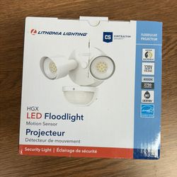 Lithonia Lighting HGX LED Floodlight with Motion Sensor