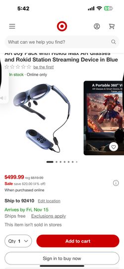 Rokid Max At Glasses With Streambox And Remote