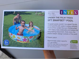 Index pool 5ft x 10in