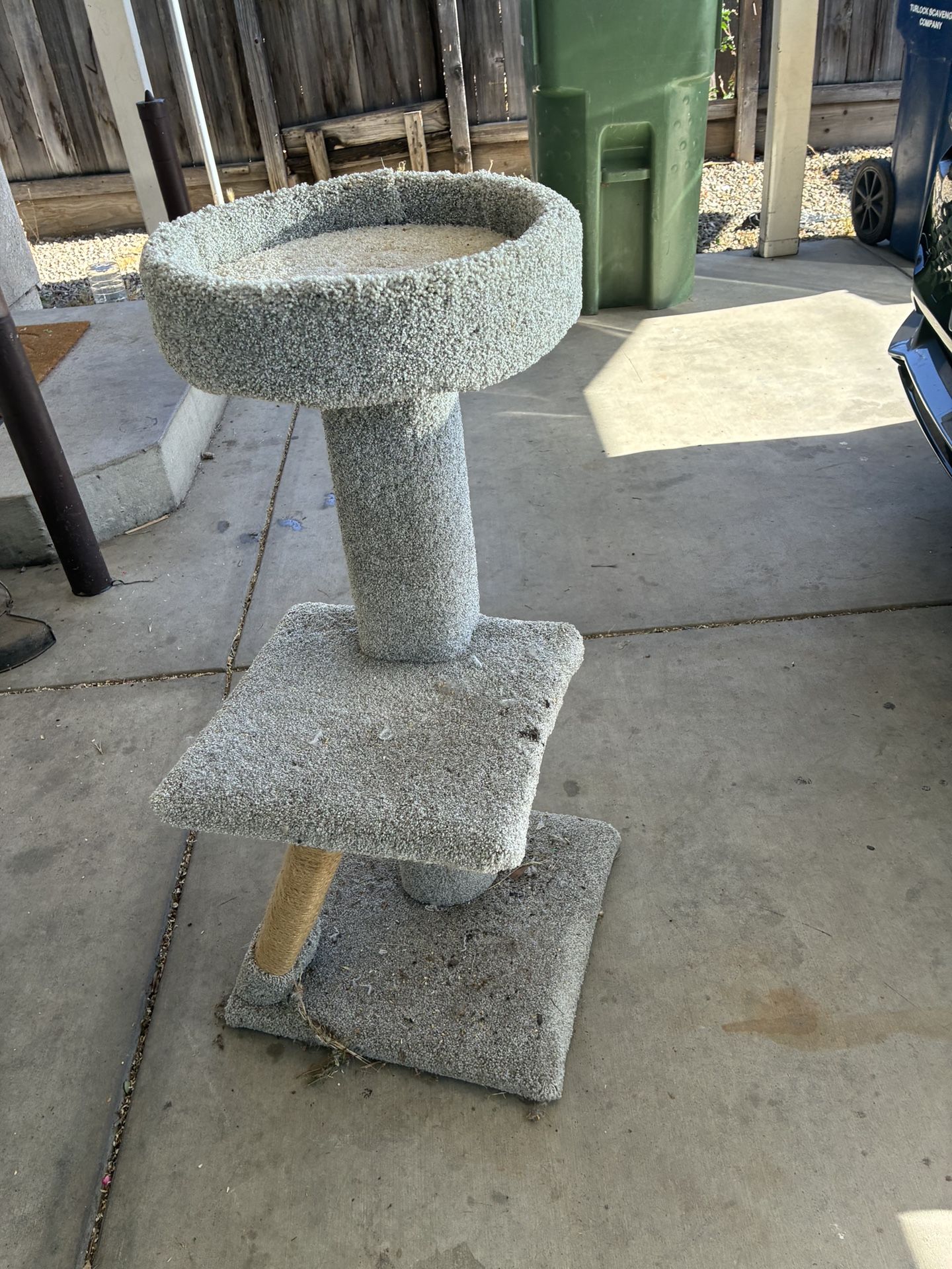 Carpeted Cat Tower