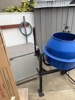 Electric Cement Mixer with Stand