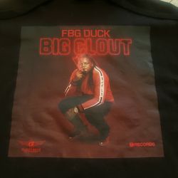 Black Hoodie FBG DUCK Clout Boys Chicago Rap
