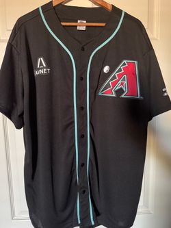NEW Arizona Diamondbacks Black & Teal Jersey - Size XL