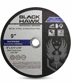 9” Metal & Stainless Steel Cut Off Wheels 25 Pack