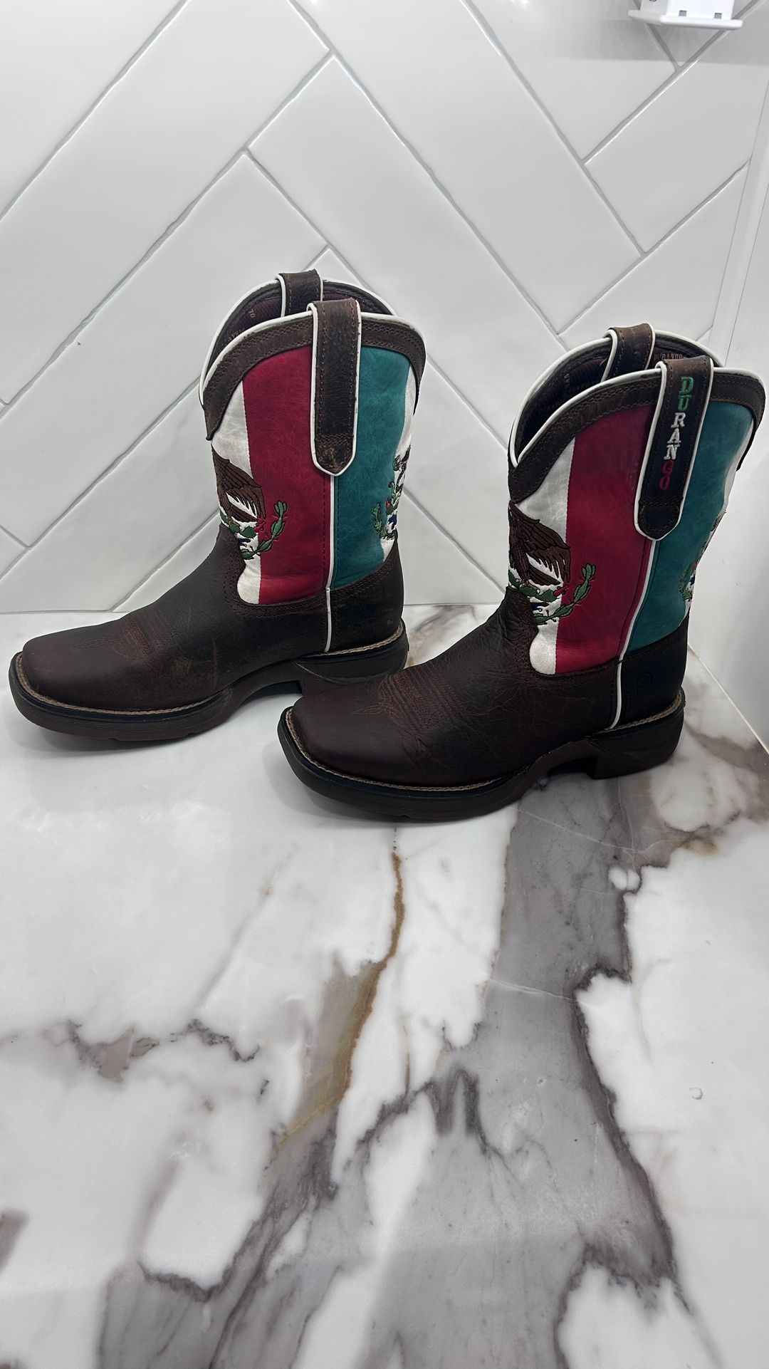 Durango Kids Mexican Flag western Boots