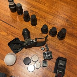 Camera/Cinematographer Gear (Sony, Rokinon Cine Lenses)