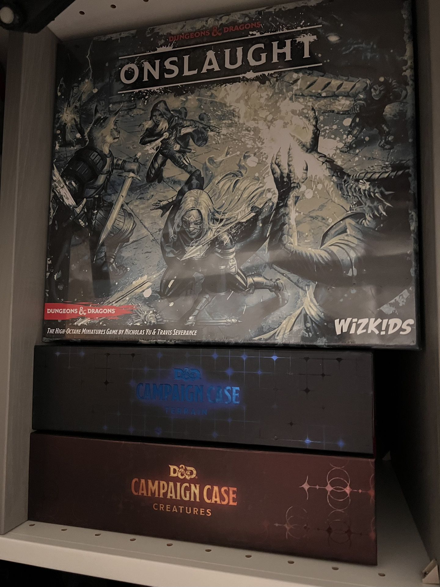 D&D / DnD / Dungeons & Dragons 5e Campaign Case & Onslaught Board Game