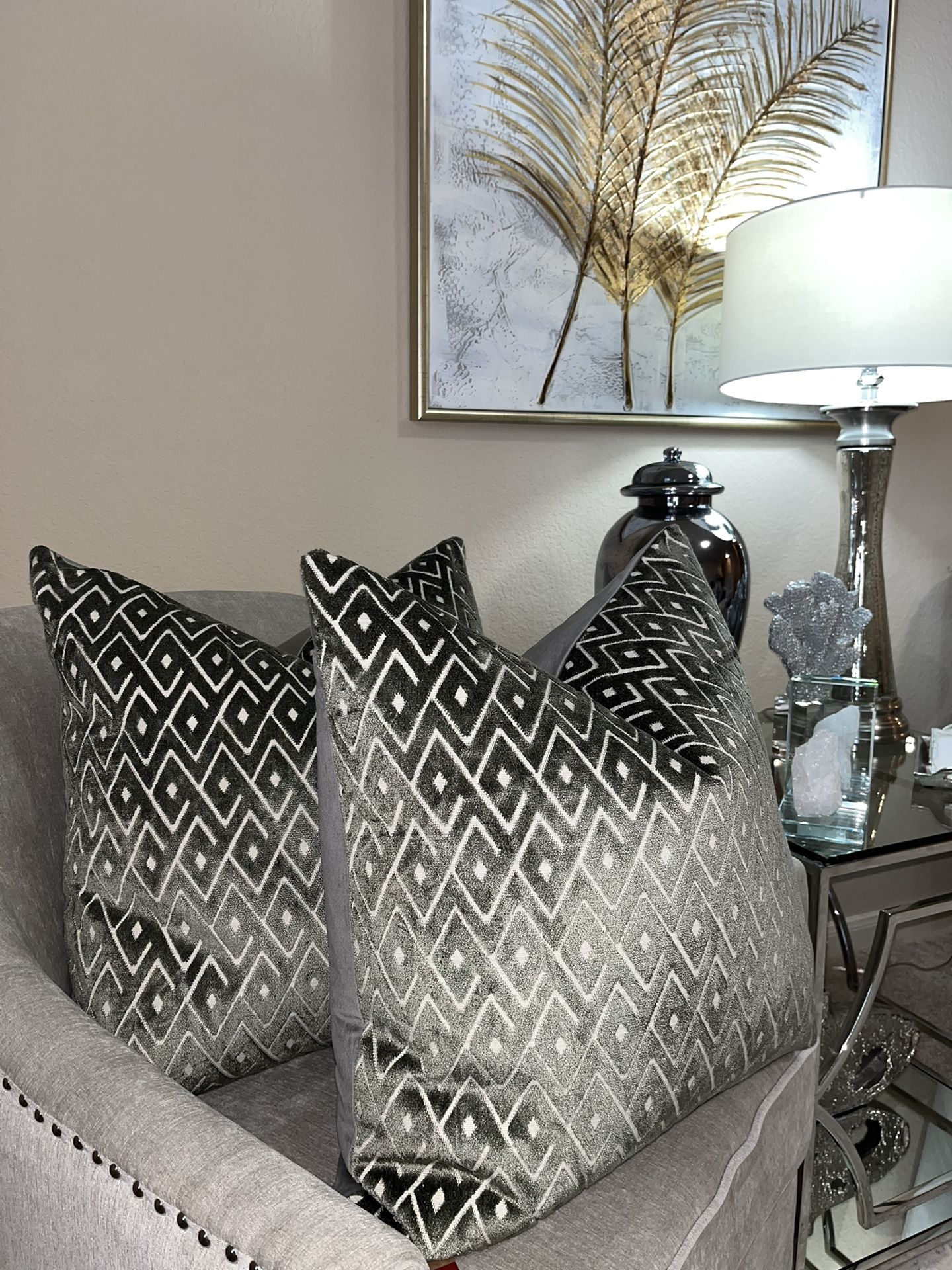 2-NWT CALDEIRA MADE IN UK DECORATIVE PILLOWS
