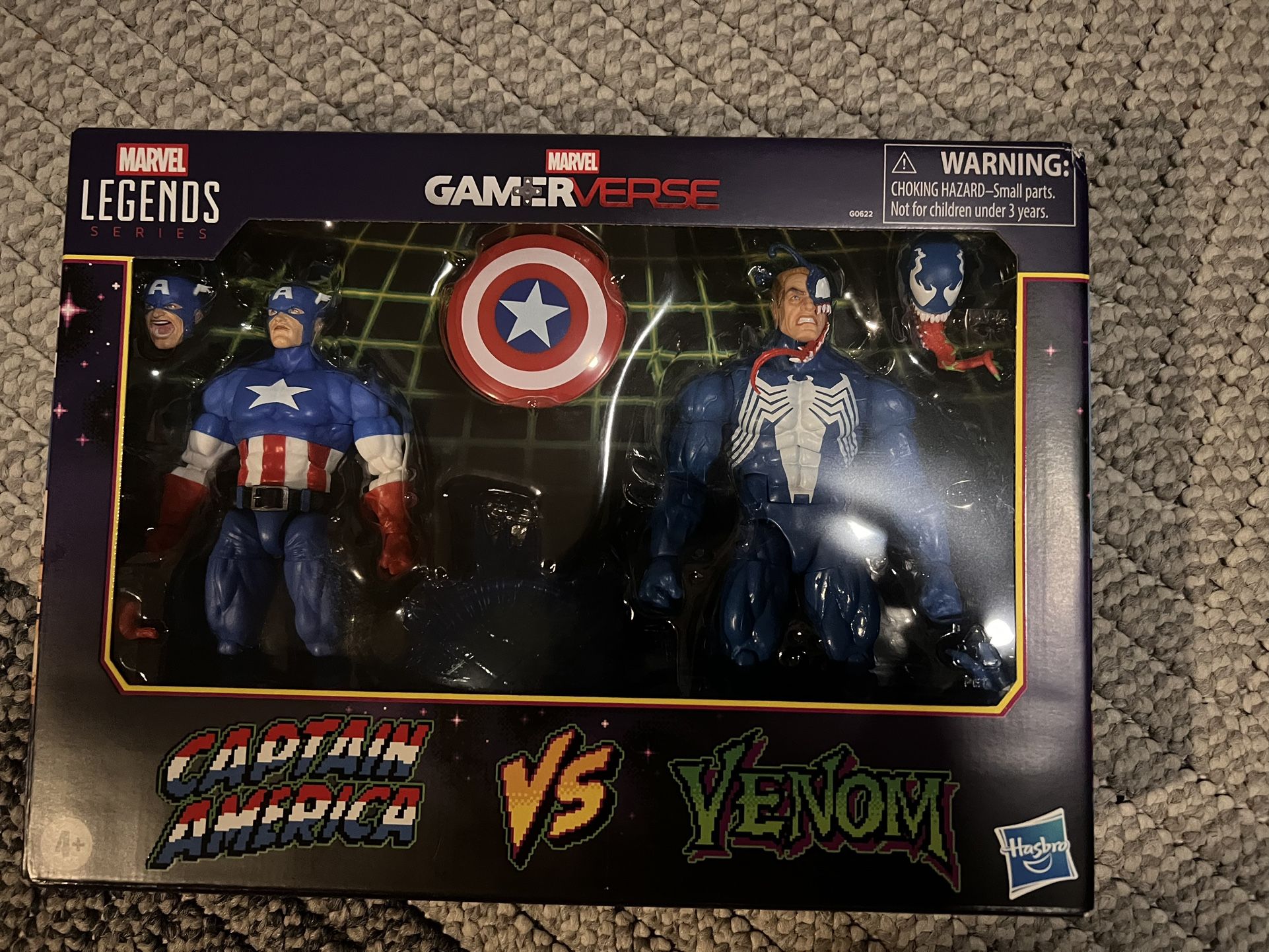 Marvel Vs CapCom: Captain America And Venom 2 Pack
