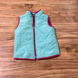 Girls by J Khaki puffer vest outerwear toddler 2T  