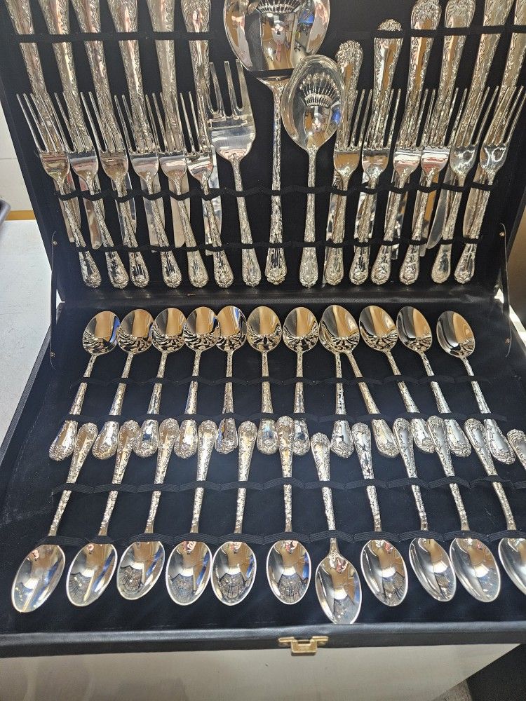 Silver Plated Setting  For Twelve