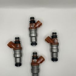 Remanufactured Set Of 4 Genuine 88-89 Toyota MR2 Supercharged 4AGZE Fuel Injectors