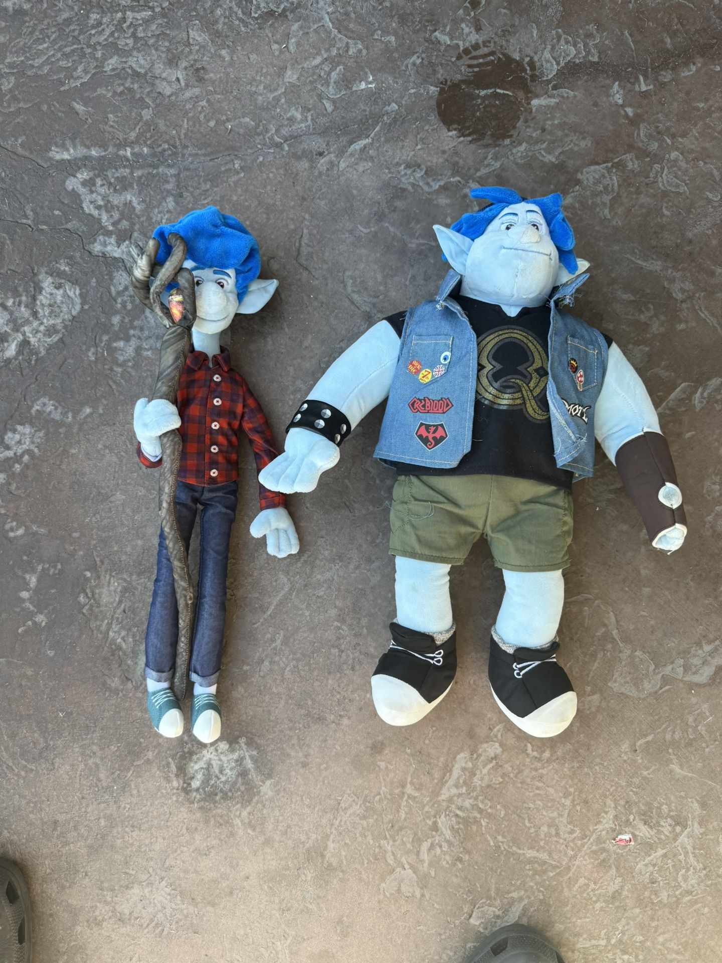 Disney Onward Ian & Barley Lightfoot Plush Bundle