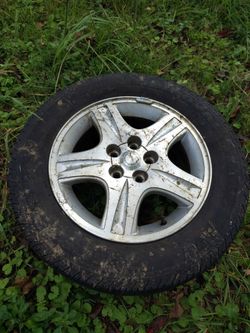 Tire and rim