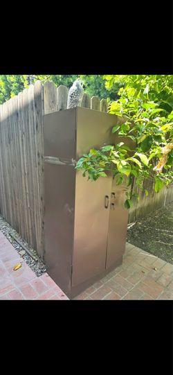 Metal Storage Cabinet / Utility Cabinet – Brown (5'3" Tall)