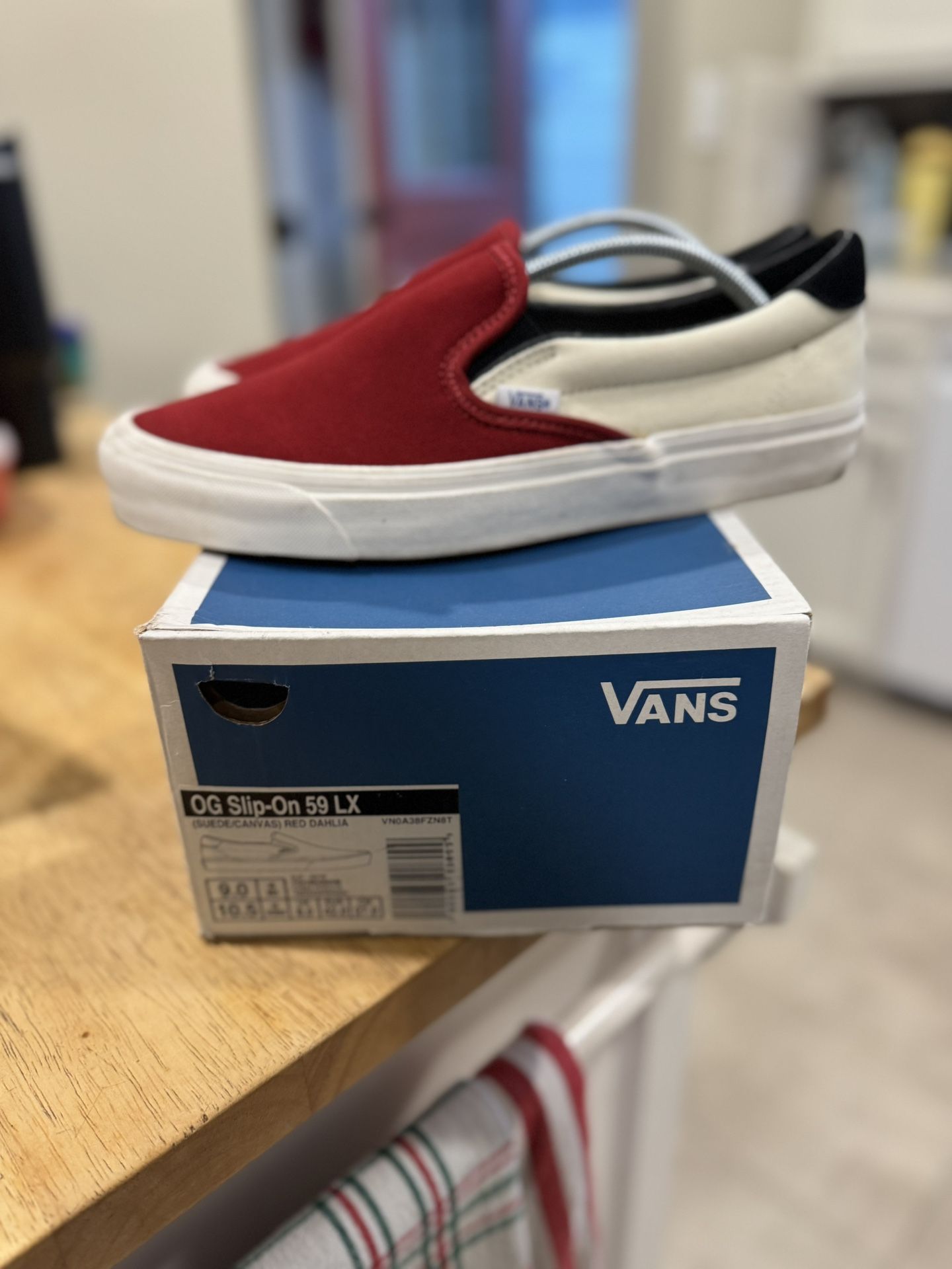 Vans OG Slip On 59 LX (Red Dahlia)