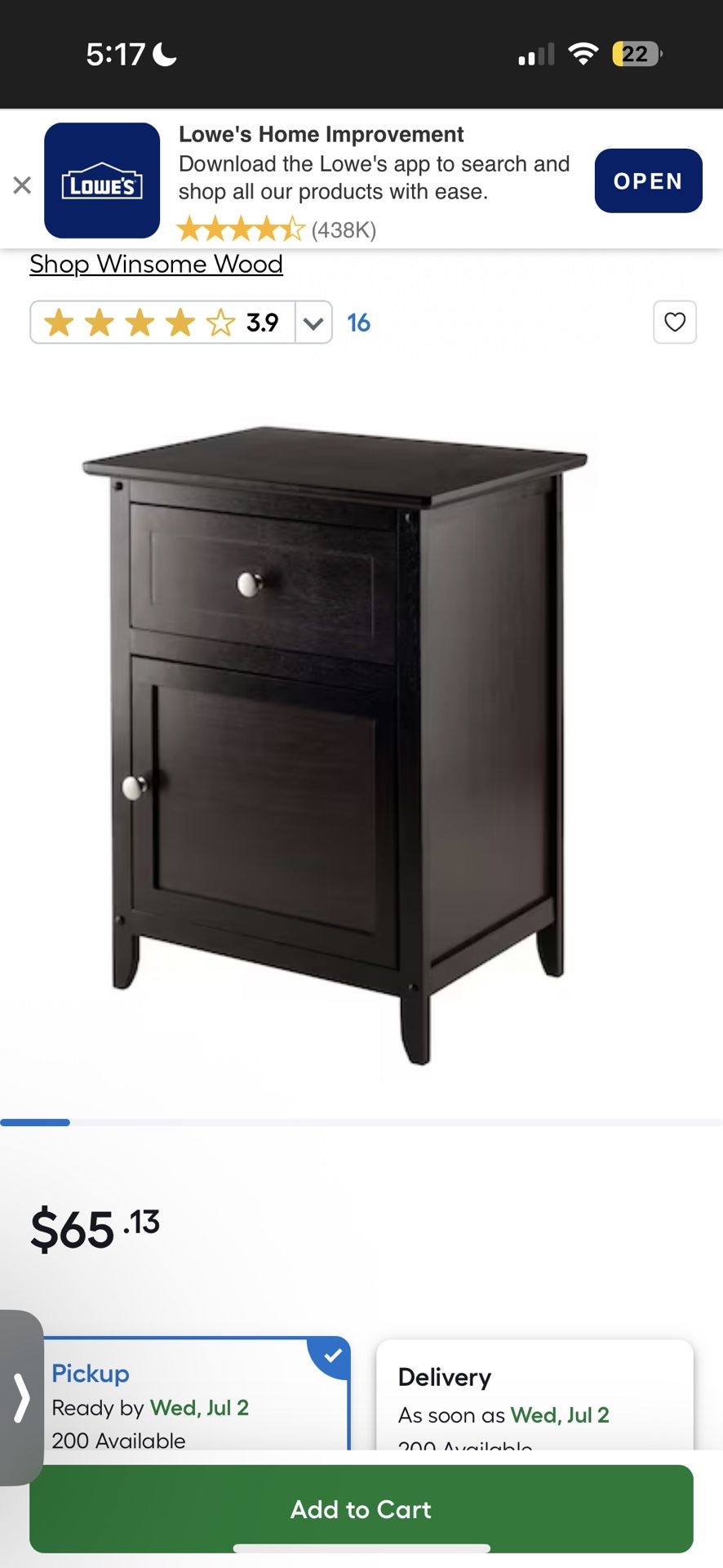 Two Side Tables