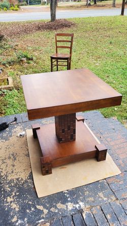 Beautiful solid wood side table