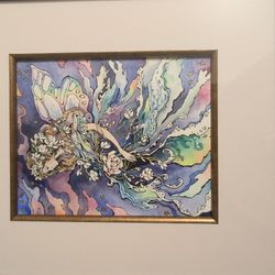 Original Watercolor Painting "Spring Fairy"