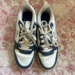 Blue & White Nikes