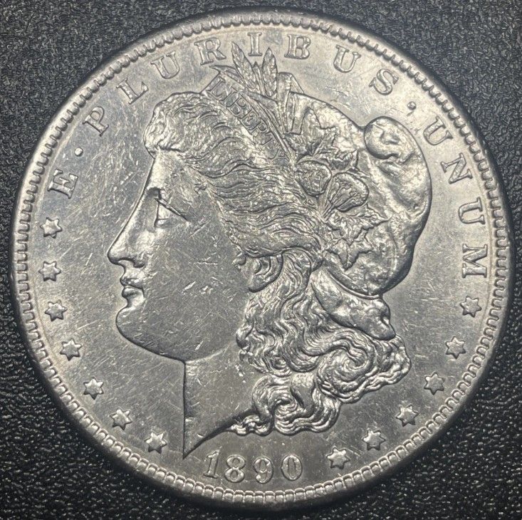 1890 CC Morgan Silver Dollar