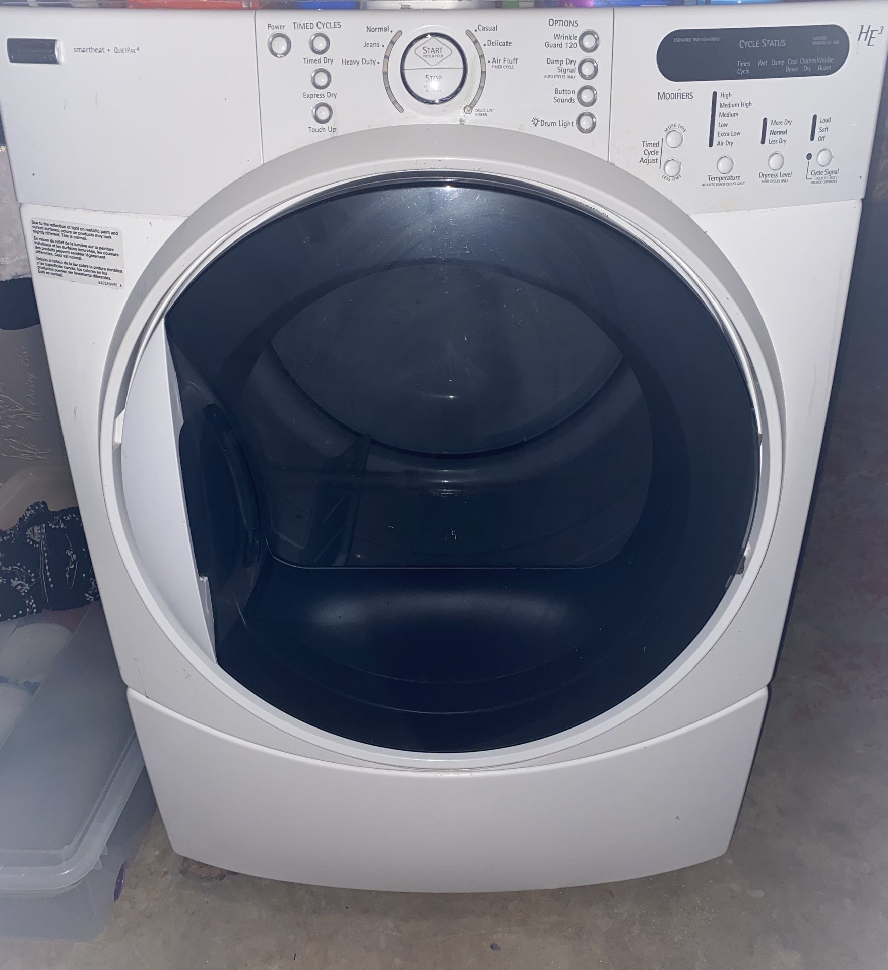 Kenmore HE3 Dryer- Electric 