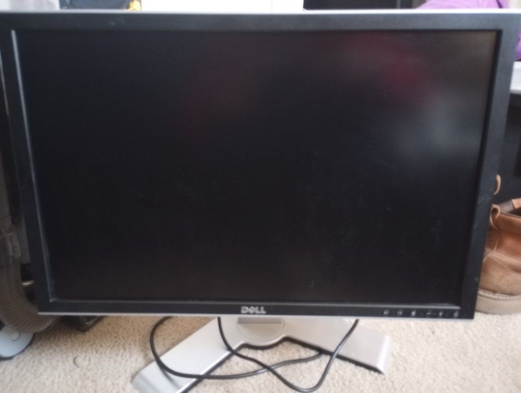 Dell Computer Monitor 20 1/2 Inches - 21 Inches Across Side To Side