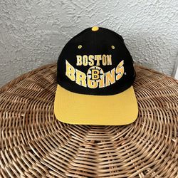 Vintage Boston Bruins Snap Back Hat 