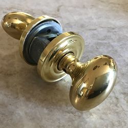 Brass Egg Shape Doorknobs