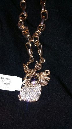 Rose gold necklace