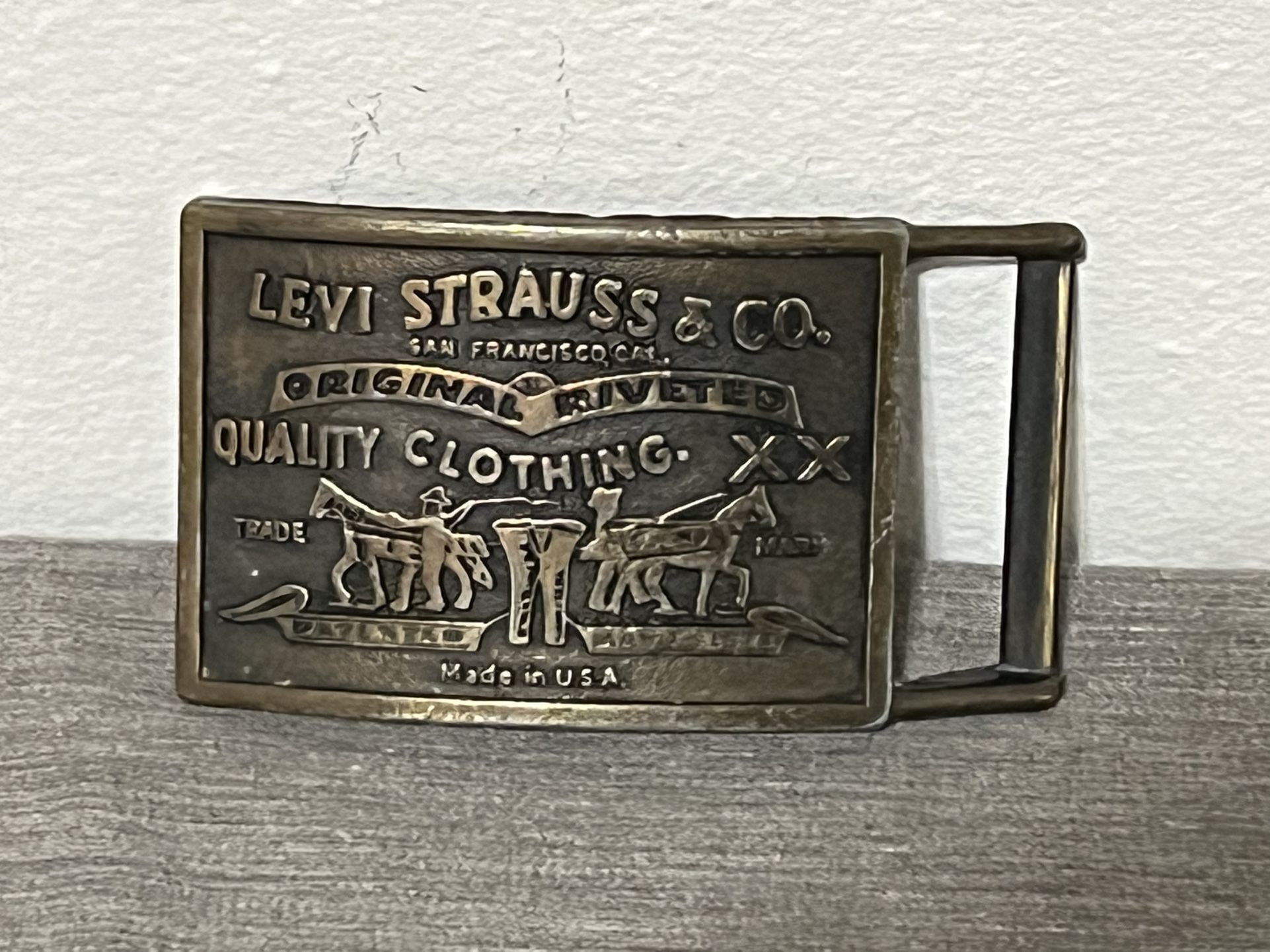 Vintage Levi Strauss Belt Buckle