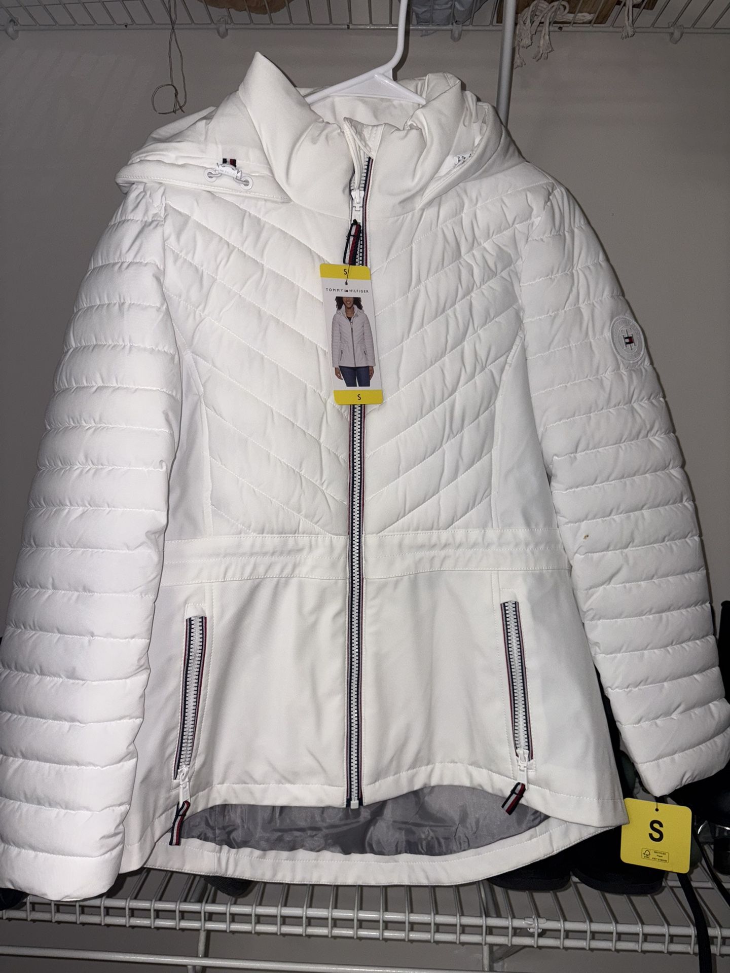 Tommy Hilfiger White Jacket Size Small