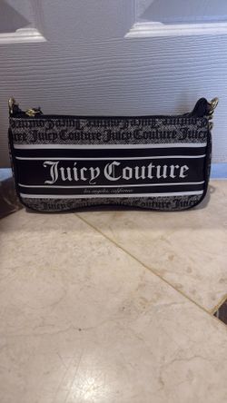 NEW ‼️ No Tags  Juicy Couture Black Beige Fashionista Shoulder Bag