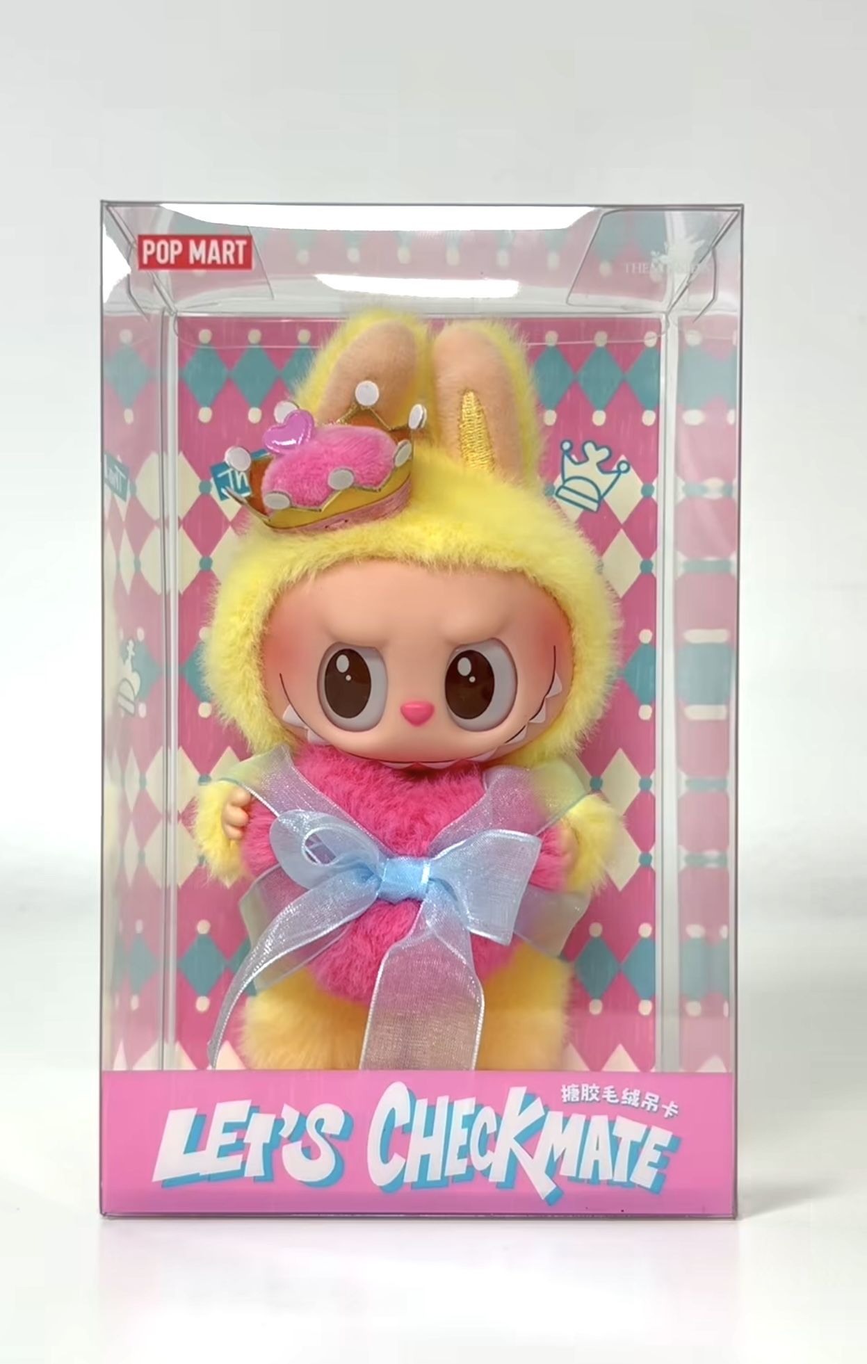 THE MONSTERS Let's Checkmate Series-Vinyl Plush Hanging Card