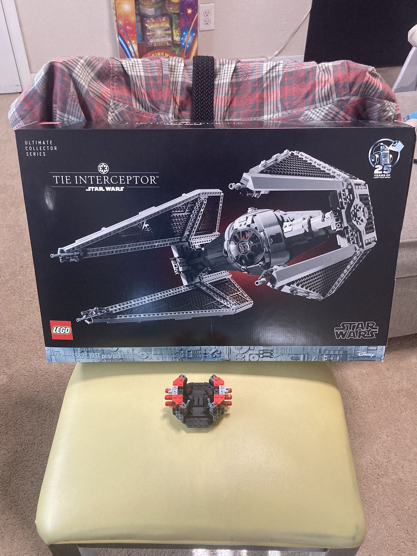 LEGO UCS TIE INTERCEPTER ONLY 1 BAG IS BUILT EVERY OTHER BAG IS SEALED BRAND NEW ALONG WITH INSTRUCTIONS AND STICKERS