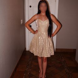 Gold Dress
