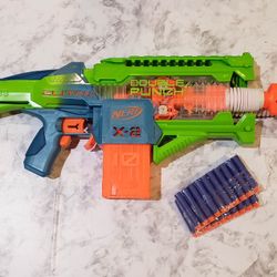 Nerf Elite 2.0 Double Punch Motorized Blaster Rapid Double Barrel 