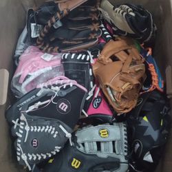 61 Youth/Children's Baseball Gloves 