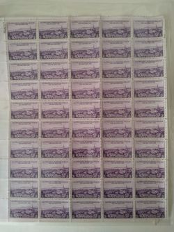 1935 Full Stamp Sheet USPS #773