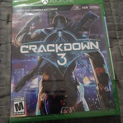CrackDown  3 Microsoft Xbox One Console Exclusive Brand New Factory Sealed - Video Game 