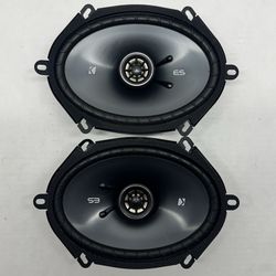 Pre-Owned Kicker 48ESC68 ES Series 6"x8" 2-way car speakers Tested & Works