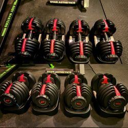 BOWFLEX DUMBBELLS 552 ADJUSTABLE DUMBBELL SELECTTECH WEIGHTS